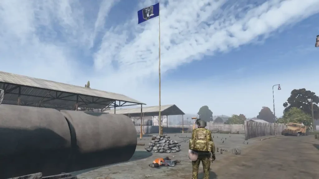 DayZ Flag Pole