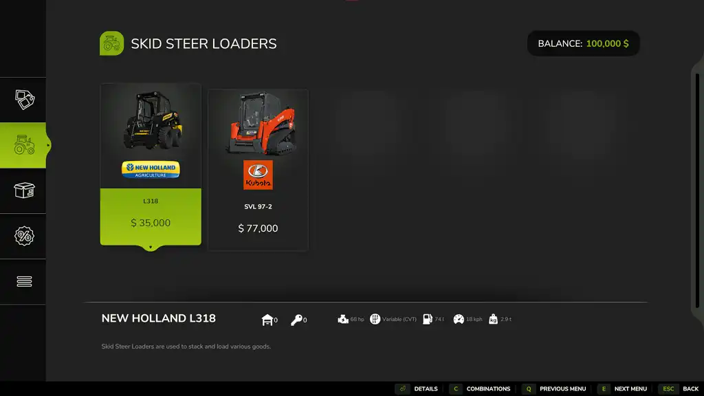 Farming Simulator 25 Skid Steer Loaders