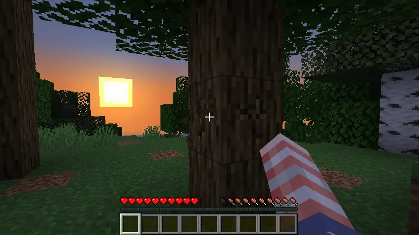 Minecraft Beginner's Guide: Punching Trees Screenshot