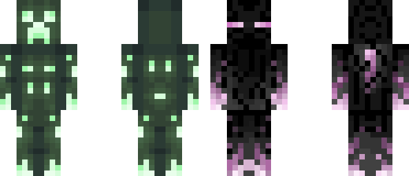 Minecraft Creeper & Enderman Skin