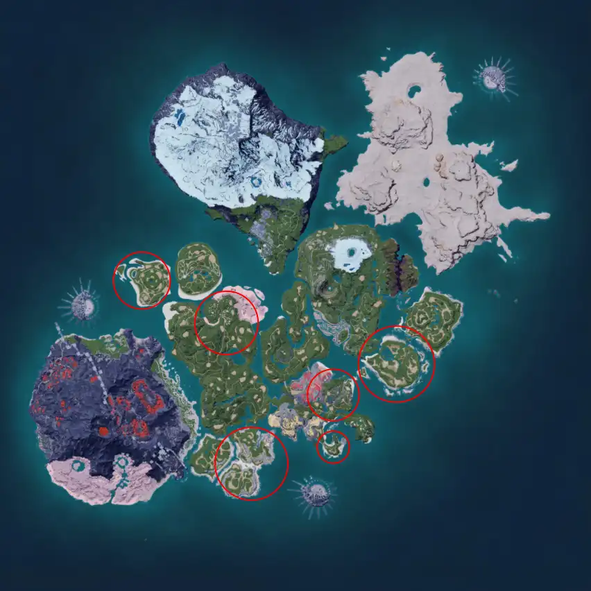 Palworld-Gumoss-Locations