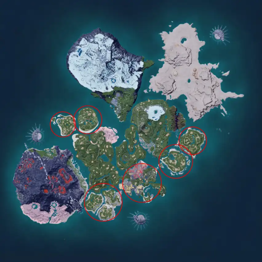 Palworld-Nox-Locations