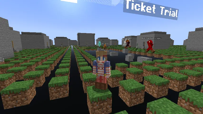 Minecraft Parkour Civilization Ticket Trial Screenshot