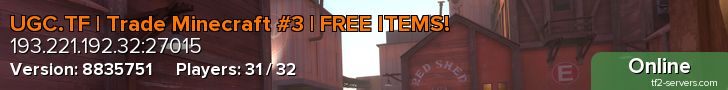 UGC.TF | Trade Minecraft #3 | FREE ITEMS!