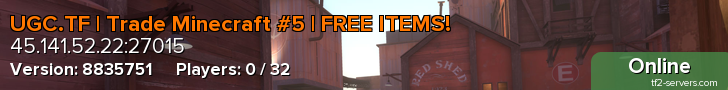 UGC.TF | Trade Minecraft #5 | FREE ITEMS!