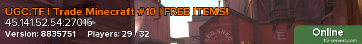 UGC.TF | Trade Minecraft #10 | FREE ITEMS!