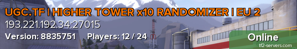 UGC.TF | HIGHER TOWER x10 RANDOMIZER | EU 2