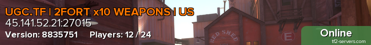 UGC.TF | 2FORT x10 WEAPONS | US